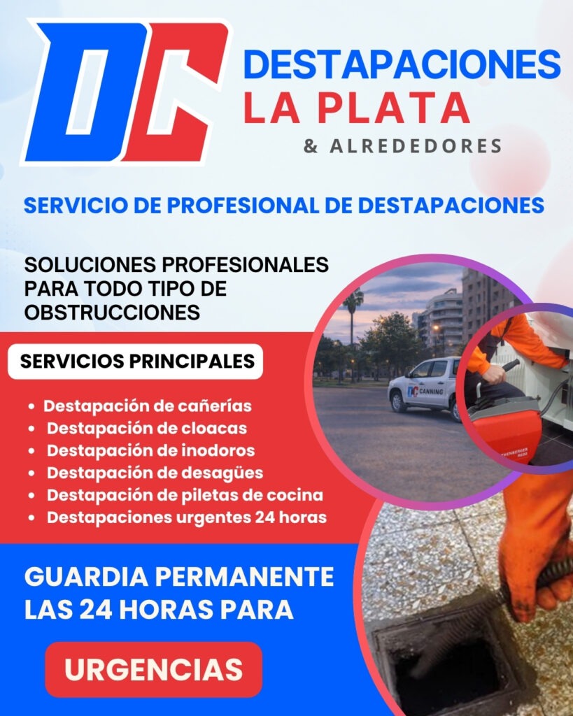 Servicios de Destapaciones en LA PLATA
